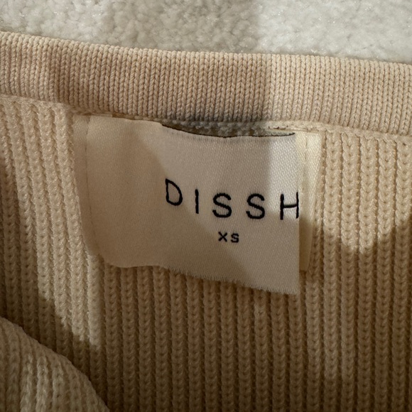 DISSH Cream Strapless Bodycon Dress for Cocktail - Picture 4 of 5